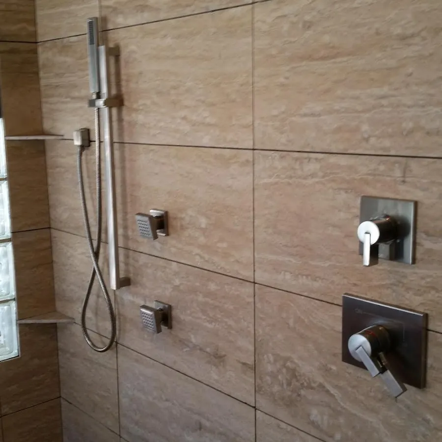 Shower fixture installation for Water Heater Replacement in Niskayuna